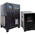 Global Industrial Tankless Rotary Screw Compressor w/Dryer, 10 HP, 1 Phase, 230V 133690